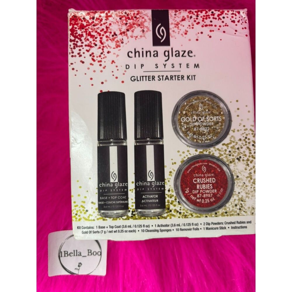China Glaze Dip System Glitter Stater Kit